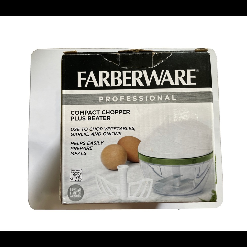 Farberware Professional Compact Chopper Plus Beater New